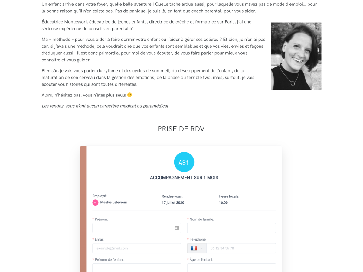 Maintenance du site My Little Coaching sous WordPress